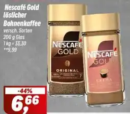 Simmel Nescafé Gold löslicher Bohnenkaffee Angebot