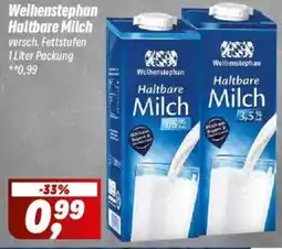 Simmel Weihenstephan Haltbare Milch Angebot