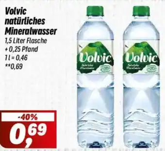 Simmel Volvic natürliches Mineralwasser Angebot