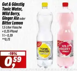 Simmel Gut & Günstig Tonic Water, Wild Berry, Ginger Ale oder Bitter Lemon Angebot