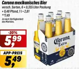 Simmel Corona mexikanisches Bier Angebot