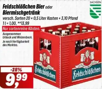 Simmel Feldschlößchen Bier oder Biermischgetränk Angebot