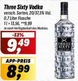 Simmel Three Sixty Vodka Angebot