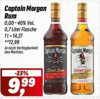 Simmel Captain Morgan Rum Angebot