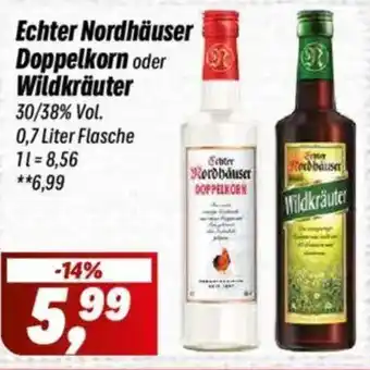 Simmel Echter Nordhäuser Doppelkorn oder Wildkräuter Angebot