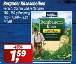 Simmel Bergader Käsescheiben Angebot