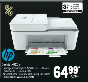 METRO Hp deskjet 4120e Angebot