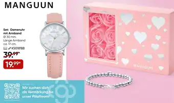 Galeria MANGUUN Set Damenuhr mit Armband Angebot