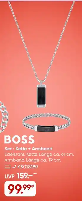 Galeria BOSS Set: Kette + Armband Angebot