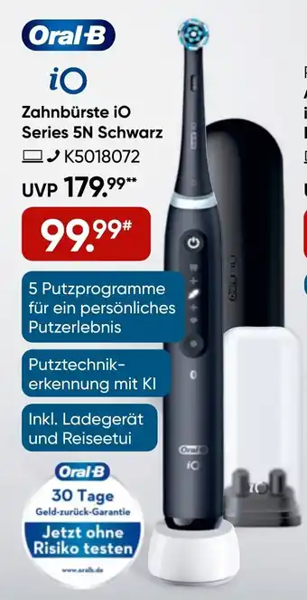 Galeria Oral-B Zahnbürste iO Series 5N Schwarz Angebot