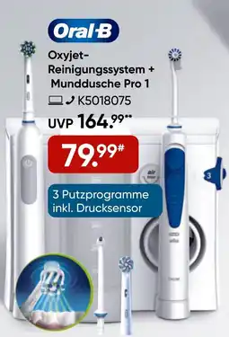 Galeria Oral-B Oxyjet- Reinigungssystem + Munddusche Pro 1 Angebot