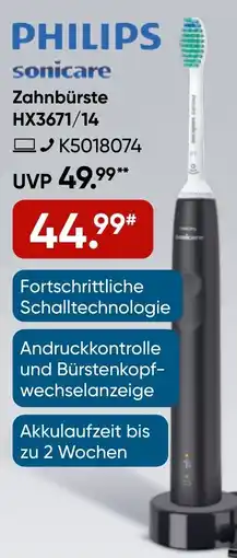 Galeria PHILIPS Zahnbürste HX3671/14 Angebot