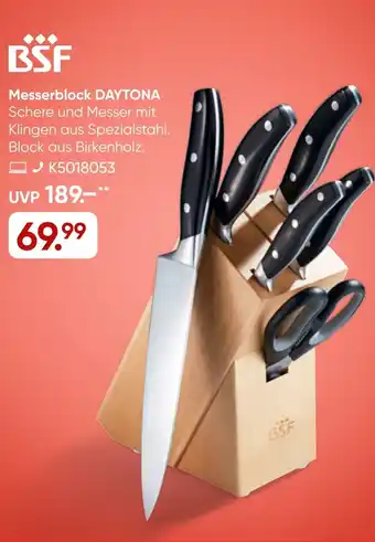 Galeria BSF Messerblock DAYTONA Angebot