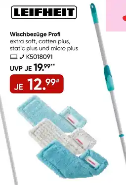 Galeria LEIFHEIT Wischbezüge Profi Angebot