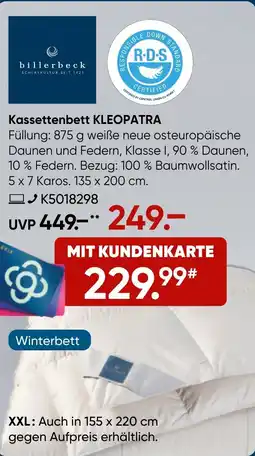 Galeria billerbeck Kassettenbett KLEOPATRA Angebot