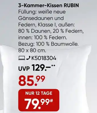 Galeria billerbeck 3-Kammer-Kissen Angebot