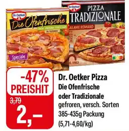 Feneberg Dr. Oetker Pizza Die Ofenfrische oder Tradizionale Angebot