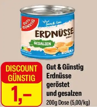 Feneberg Gut & Günstig Erdnüsse geröstet und gesalzen Angebot