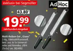 Segmüller Ad Hoc Multi-Reiben-Set „Giano" Angebot