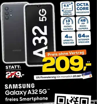 Euronics XXL Samsung Galaxy A32 5G Angebot