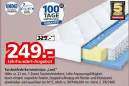 Segmüller Taschenfederkernmatratze Lord" Angebot