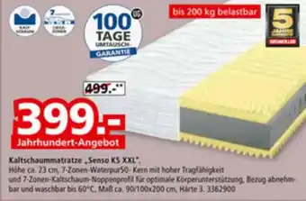 Segmüller Kaltschaummatratze „Senso KS XXL" Angebot