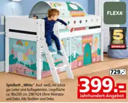 Segmüller FLEXA Spielbett White Angebot