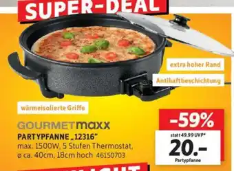 SCONTO GOURMETMaxx PARTYPFANNE,,12316" Angebot