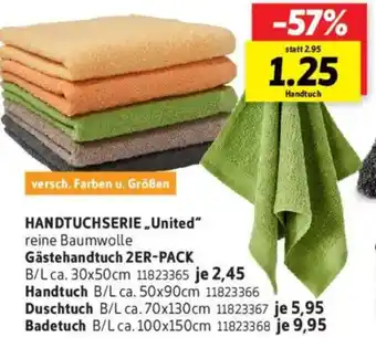 SCONTO Handtuch Angebot