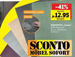 SCONTO Webteppich Angebot