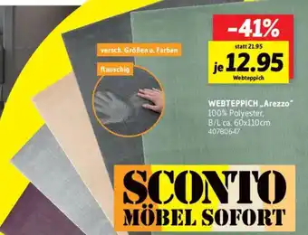 SCONTO Webteppich Angebot