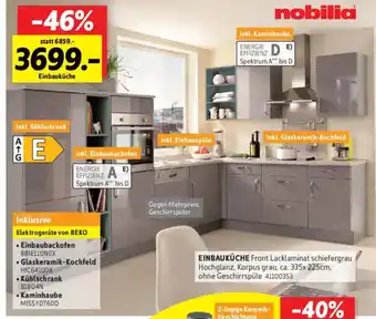 SCONTO Einbauküche nobilia Angebot