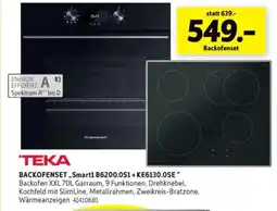 SCONTO BACKOFENSET Smart1 B6200.0S1+ KE6130.0SE" TEKA Angebot