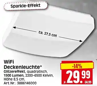 Herkules Baumarkt WiFi Deckenleuchte Angebot