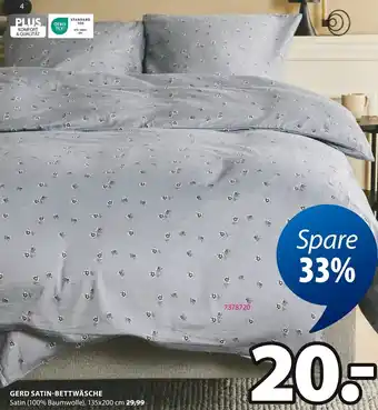 Jysk Gerd satin-bettwäsche Angebot