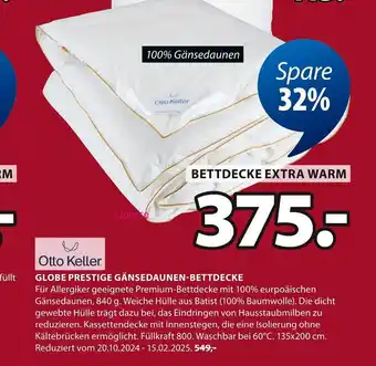 Jysk Otto keller globe prestige gänsedaunen-bettdecke Angebot