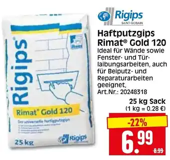 Herkules Baumarkt Rigips Haftputzgips Rimat Gold 120 Angebot