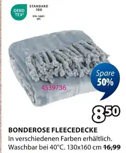 Jysk Bonderose fleecedecke Angebot