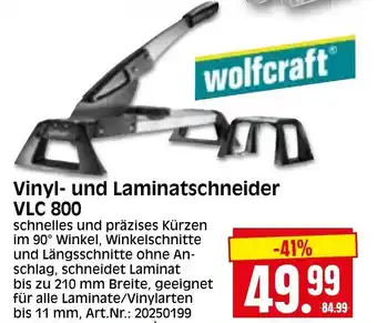 Herkules Baumarkt Vinyl und Laminatschneider VLC 800 Angebot