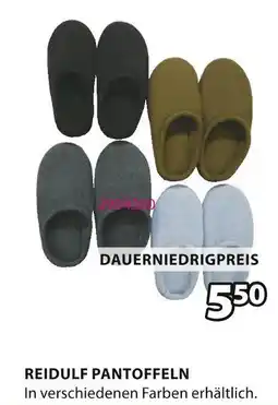 Jysk Reidulf pantoffeln Angebot