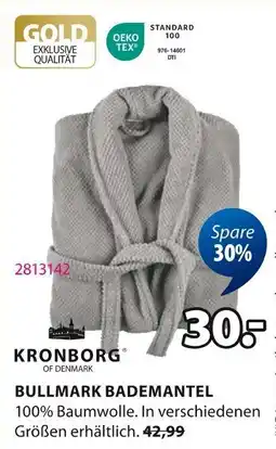 Jysk Bullmark bademantel KRONBORG Angebot