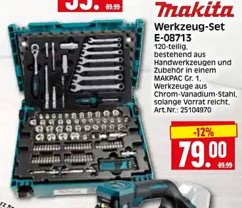 Herkules Baumarkt Makita Werkzeug Set E-08713 Angebot