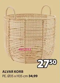 Jysk Alvar korb Angebot