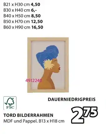 Jysk Tord bilderrahmen Angebot