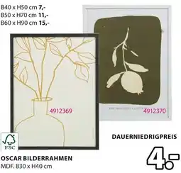 Jysk Oscar bilderrahmen Angebot