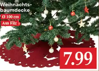 Woolworth Weihnachtsbaumdecke Angebot