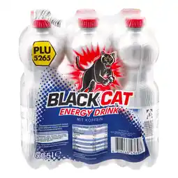 Netto Marken-Discount Black Cat Energy Drink 0,5 Liter, 6er Pack - Inhalt: 2 Flaschen Angebot