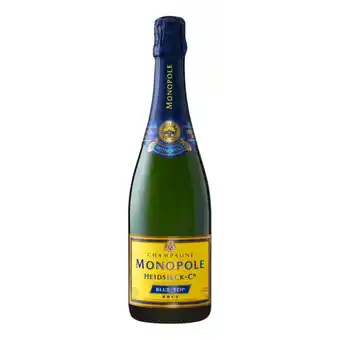 Netto Marken-Discount Heidsieck & Co. Champagner Monopole Blue Top Brut 12,0 % vol 0,75 Liter Angebot