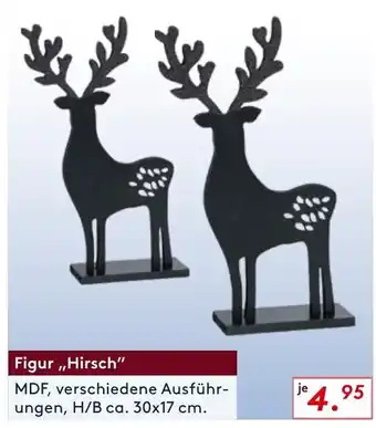 Möbel Rieger Figur Hirsch Angebot