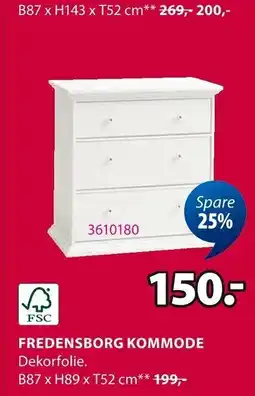 Jysk Fredensborg kommode Angebot